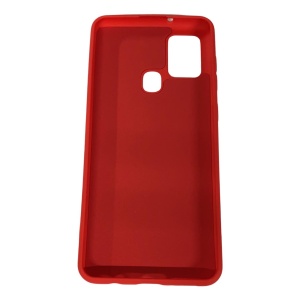 Husa protectie Flippy compatibila cu Samsung Galaxy A21S Liquid Silicone Case Rosu - Img 8