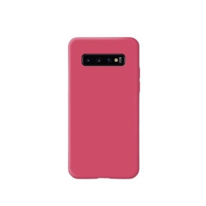 Husa protectie Flippy compatibila cu Samsung Galaxy S10 Liquid Silicone Case Fuchsia - Img 1
