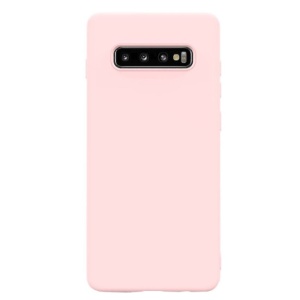 Husa protectie Flippy compatibila cu Samsung Galaxy S10 Matte Tpu Roz