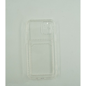 Husa protectie Flippy cu suport card compatibila cu Samsung Galaxy S20 Transparent - Img 3