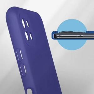 Husa protectie Flippy pentru Samsung A22 5G Liquid Silicone Mov - Img 5