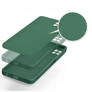 Husa protectie Flippy pentru Samsung A22 5G Liquid Silicone Verde - Img 3