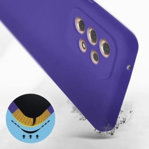 Husa protectie Flippy pentru Samsung A53 5G Liquid Silicone Mov - Img 9