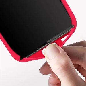 Husa protectie Flippy pentru Samsung A53 5G Liquid Silicone Roz Fuchsia/Roz - Img 3