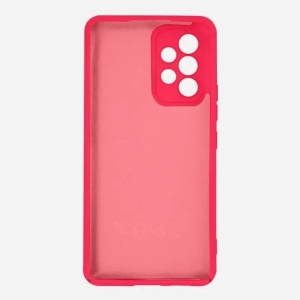 Husa protectie Flippy pentru Samsung A53 5G Liquid Silicone Roz Fuchsia/Roz - Img 9