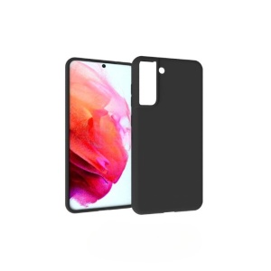 Husa protectie Flippy pentru Samsung S21 FE Liquid Silicone Negru - Img 2