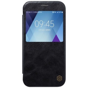 Husa Samsung Galaxy A3 2017 Nillkin Qin Flip Negru - Img 3