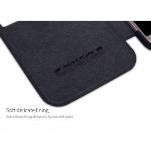 Husa Samsung Galaxy A7 2017 Nillkin Qin Flip Negru - Img 2