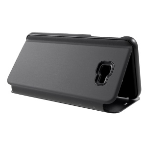 Husa Samsung Galaxy J4 Plus 2018 Flip Cover Oglinda Negru - Img 3