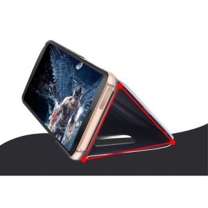 Husa Samsung Galaxy J7 2017 Flip Cover Oglinda Violet - Img 2