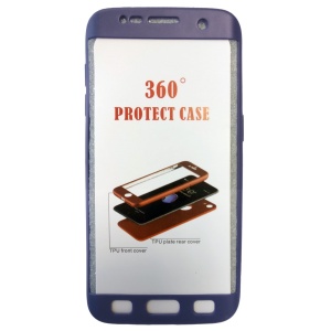 Husa Samsung Galaxy S7 Edge Full Silicone Albastru - Img 2