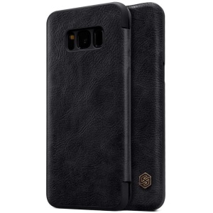 Husa Samsung Galaxy S8 Plus Nillkin Qin tip carte Negru - Img 2
