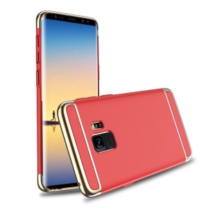 Husa Samsung Galaxy S9 Plus Luxury Plating 3 in 1 Rosu - Img 3