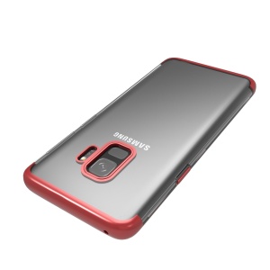 Husa Samsung Galaxy S9 Transparent cu Margini Rosii - Img 4