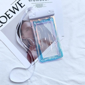 Husa subacvatica Holografica Waterproof Flippy, Snowproof, Universala, Impermeabila, cu Snur, pentru telefon sau documente, Alb - Img 5