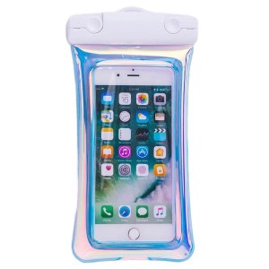 Husa subacvatica Holografica Waterproof Flippy, Snowproof, Universala, Impermeabila, cu Snur, pentru telefon sau documente, Alb - Img 1