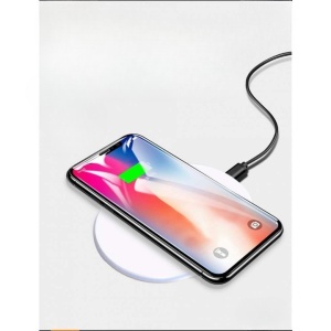 Incarcator Wireless QI Universal WUW-W05 Flippy Blister, Alb - Img 3