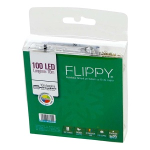 Instalatie de Craciun cu Baterii Tip Liniar, 2 jocuri de lumini, Fir Cupru 10 m 100 LED -uri, Multicolor - Img 5