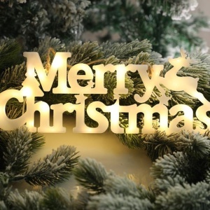 Instalatie LED de Craciun, Flippy, Litere 3D, Merry Christmas, Lumina Calda, 27.5 x 10.5 x 1.4 cm, Alb - Img 7