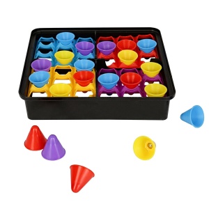 Joc Interactiv pentru Copii, Flippy, 4 Hats Off, Tabla de Joc, Figurine Palarii, +3 Ani, Multicolor - Img 4