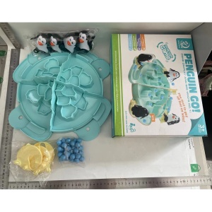 Joc Interactiv pentru Copii, Flippy, Batalia Pinguinilor, 3 ani+, Tabla de Joc, Figurine Pinguini, Mingi, Multicolor - Img 9