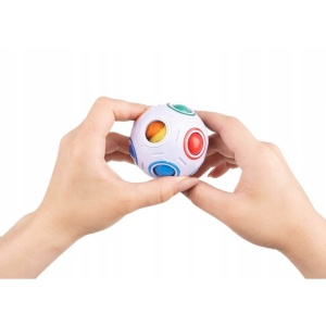 Jucarie interactiva antistres minge, multicolor, + 3 ani - Img 5