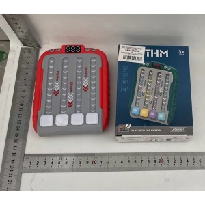 Jucarie Interactiva, Flippy, Joc Rhythm, +3 Ani, din ABS, 6 Niveluri, 15 x 3 x 11 cm, Functie Muzicala, Rosu - Img 3