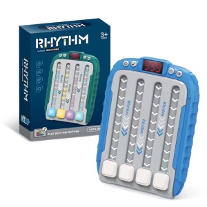 Jucarie Interactiva, Flippy, Joc Rhythm, +3 Ani, din ABS, 6 Niveluri, 15 x 3 x 11 cm, Functie Muzicala, Albastru - Img 3