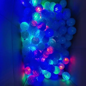 Jucarie Interactiva, Flippy, Minge Saltareata Crystal Ball, cu Banda Elastica, 6 cm, +7 Ani, din Plastic, Albastru - Img 2