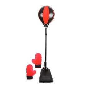 Jucarie Interactiva, Flippy, Model Sfera de Box de Picior, Manusi Incluse, Inaltime Reglabila, +3 Ani, 120 x 25 x 52.5 cm, Rosu/ Negru - Img 4