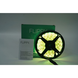 Kit Banda Led RGB SMD 5050 cu Transformator inclus Flippy - Lungime 5 M, 270 LED-uri, Telecomanda 44 taste, pentru TV, PC, Auto, IP65, Lumina Ambientala - Img 5