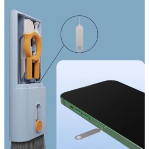 Kit Multifunctional de Curatare Produse Electronice 10in1, Flippy, pentru Laptop, Tastatura, Telefon, Casti, Camere, Alb - Img 4