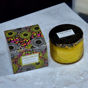Lumanare Parfumata, Flippy, Model Borcan, Galben, Aroma de Lavanda - Img 2