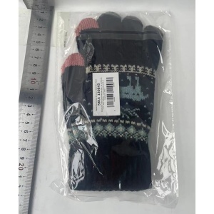 Manusi de Dama, Flippy, Model Ren, Functie Touchscreen (ecran tactil), Material Acril Tricotat, Manseta Elastica, Interior Catifelat, Marime Universala, Negru - Img 3