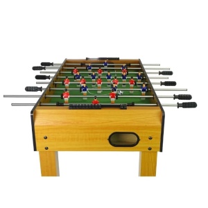 Masa de Fotbal cu Teren si 21 Jucatori Flippy, 8 Manere, cu Tablou pentru Scor, din Metal, Lemn si ABS, 120 x 61.5 x 81 cm, cu Picioare, pentru copii/adulti - Img 6