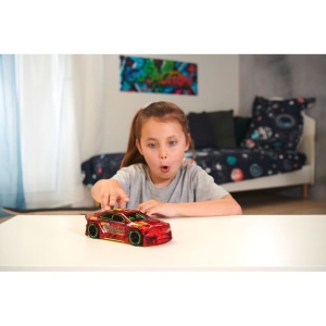 Masina Dickie Toys Beat Breaker 20 cm rosu cu lumini si sunete - Img 6