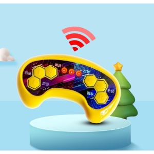 Masinuta electrica cu telecomanda pentru copii, Flippy, roti spate rotire 360, 3- 6 ani, curea siguranta, baloane de sapun, lumini si sunete, self control si prin telecomanda, cu pedale de acceleratie si frana, rosie - Img 7