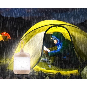 Mini Lampa LED de Camping, Flippy, pentru Aer Liber, Reincarcabila USB Type C, 3 Trepte de Lumina, Portabila, 13.8 x 6.5 cm, 5V, Alb - Img 5