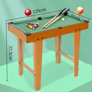 Mini Masa de Biliard pentru Copii, Flippy, Durabil, Usor de Transportat, 2 Tacuri, 16 Bile, 120x61x77.5 cm - Img 7