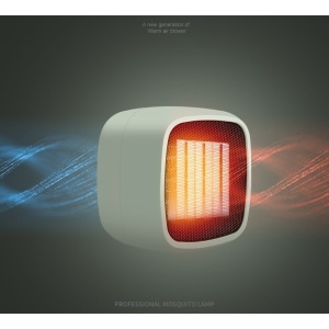 Mini radiator electric portabil Flippy, 800 W, 2 trepte, 150x120x175 mm, verde - Img 4