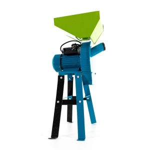 Moara Cuva Mare Wertcraft 3,5 kw, pentru fructe, legume, cereale, stiuleti, furaje si resturi vegetale cu suport - Img 2