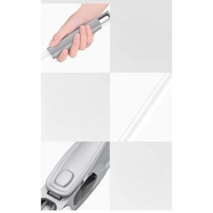 Mop Plat, Flippy, cu Sistem de Stoarcere, 4 Lavete Incluse, Lungime Telescopica 140 cm, Argintiu - Img 3