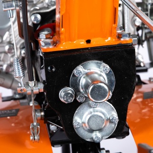Motocultor DETOOLZ 7CP 280CC, motorina, 4T, 3 viteze, pornire manuala, cu roti - Img 2