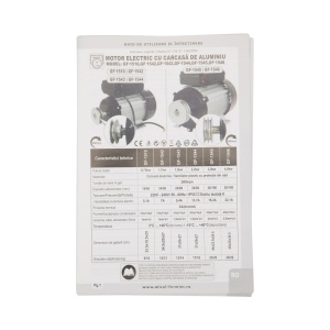 Motor electric cu carcasa de aluminiu Micul Fermier, 1.1 kW, 2800 Rpm - Img 3