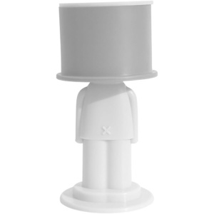 Opritor de Usa, Flippy, din Silicon, Model Magicial, cu Prindere de Perete, Anti-Coliziune, 4x 8.5 cm, Gri - Img 1
