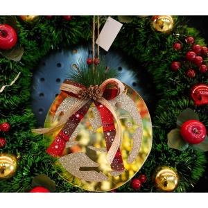 Ornament brad, Flippy, Pasare, Auriu, Lucios, 17*17CM, Acril, Interior/ Exterior - Img 14