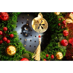 Ornament brad, Flippy, Rotund, Auriu, Lucios, 10*23CM, Acril, Interior/ Exterior - Img 3