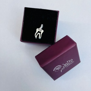 Pandantiv din Argint 925 Jolie Silver, Model Dinte, 15 x 7 mm, 0.6 g - Img 6
