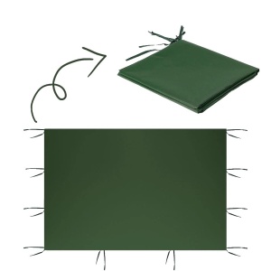 Perete Lateral Cort Evenimente 18 m, Flippy, material textil oxfort 700D Verde - Img 4