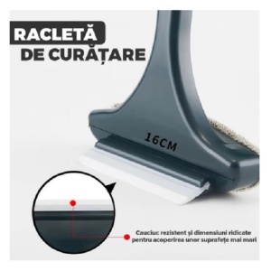 Perie de Spalat si Curatat Geamuri, Flippy, pentru Plase si Suprafete Diverse, 46x16x5 cm, Verde-Galben - Img 2